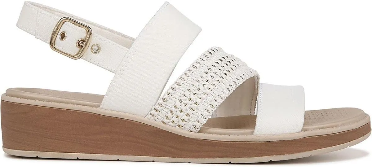 BZees Women's Bravo Casual Strappy Wedge Sandals