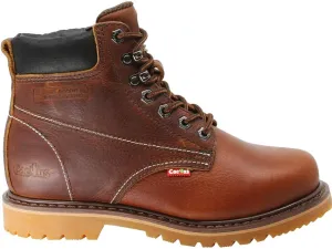 Cactus Men’s 6” Soft Toe Oil Tumbled Full Grain Leather Oil Resistant Rubber Outsole Construction Work Boot