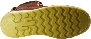 CACTUS Men’s 8” Soft Toe Oil Tumbled Full Grain Leather High Flexibility Polyurethane and Rubber Dual Density Outsole Gardening Landscaping Work Boot