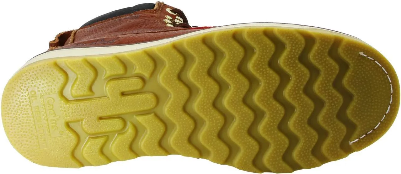 CACTUS Men’s 8” Soft Toe Oil Tumbled Full Grain Leather High Flexibility Polyurethane and Rubber Dual Density Outsole Gardening Landscaping Work Boot
