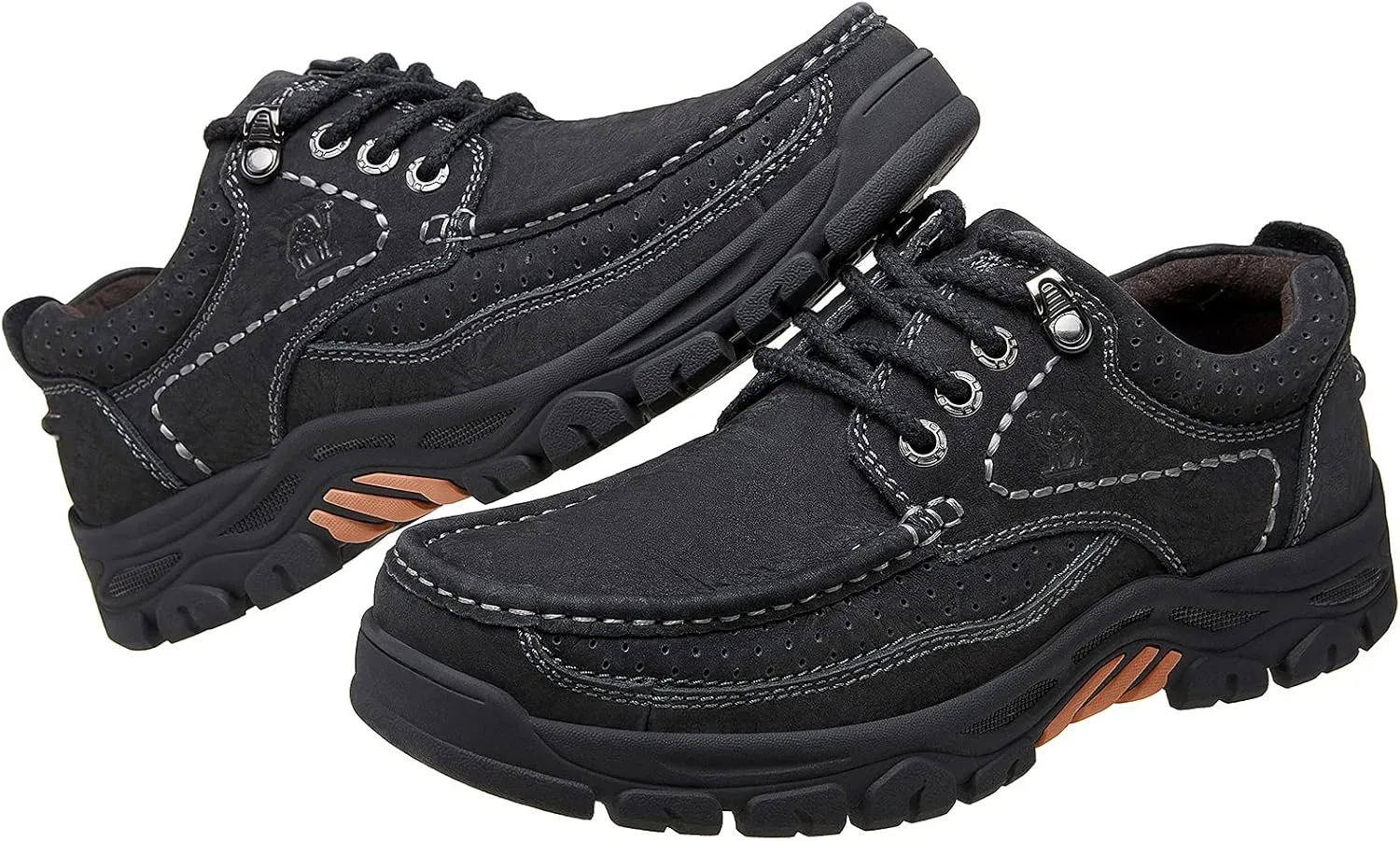 CAMEL CROWN Men Casual Shoes Loafers Comfortable Walking Shoes Oxford for Work Dress Travel-Lace up