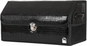 Car Boot Organiser for Chevrolet Silverado/Suburban/Tahoe/Corvette, Large Capacity Car Boot Storage Bag Car Trunk Boot Storage Organiser Collapsible with Lid,C-M