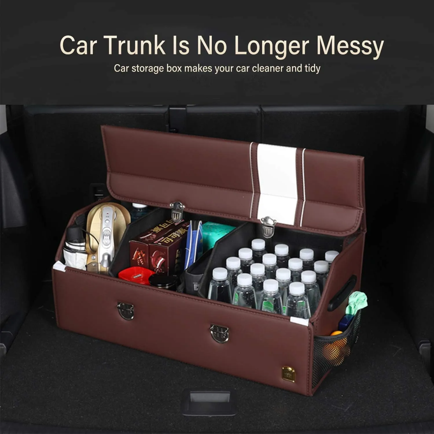 Car Boot Organiser for Land Rover Defender/Discovery/Range Rover, Foldable Storage Box Waterproof Car Boot Tidy Storage Box Durable Car Boot Storage Organiser,C-L