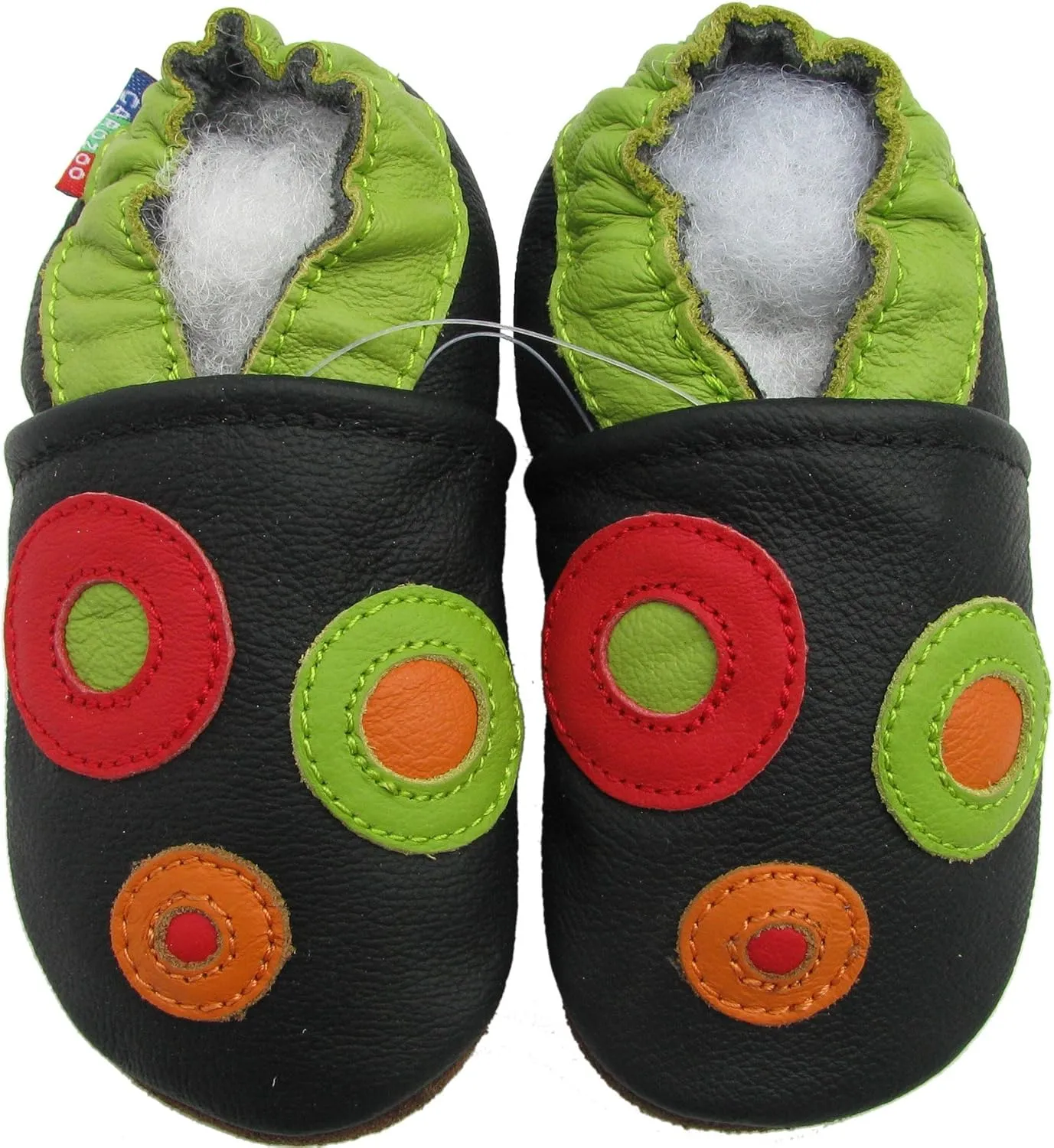 Carozoo Baby Shoes Slippers Leather Soft Sole Kids Toddlers Infants Child up to 6 Years Old