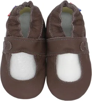 Carozoo Mary Jane Baby Girl Soft Sole Leather Shoes Slippers