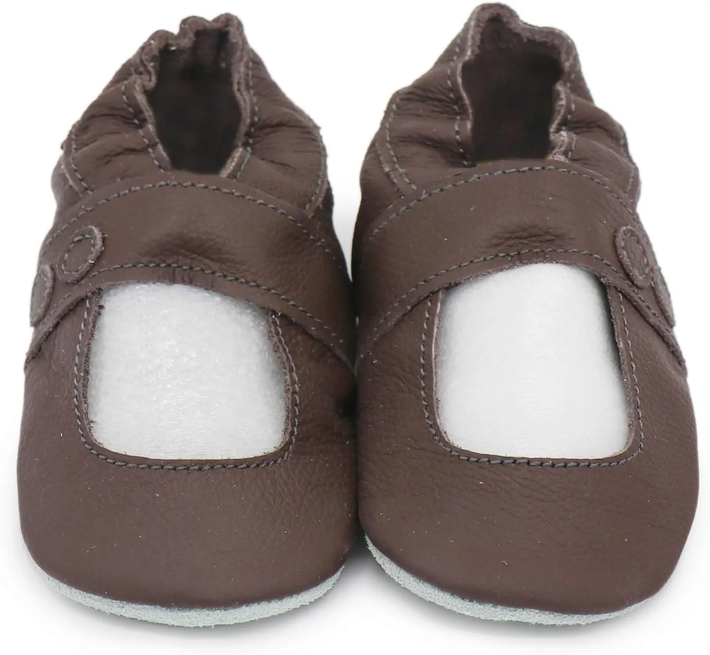 Carozoo Mary Jane Baby Girl Soft Sole Leather Shoes Slippers
