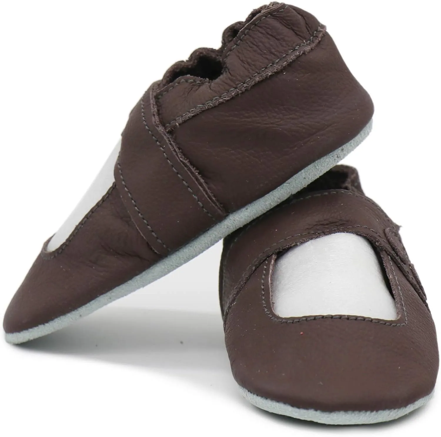 Carozoo Mary Jane Baby Girl Soft Sole Leather Shoes Slippers