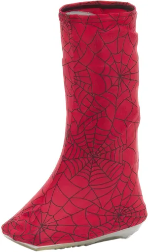 CastCoverz! Walking Boot Cover - Wicked Webs - Size B - High Top - Fashionable, Protective, and Washable - Bootz! - Made in The USA