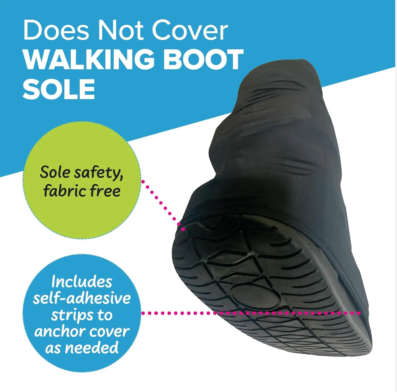 CastCoverz! Walking Boot Cover - Wicked Webs - Size B - High Top - Fashionable, Protective, and Washable - Bootz! - Made in The USA