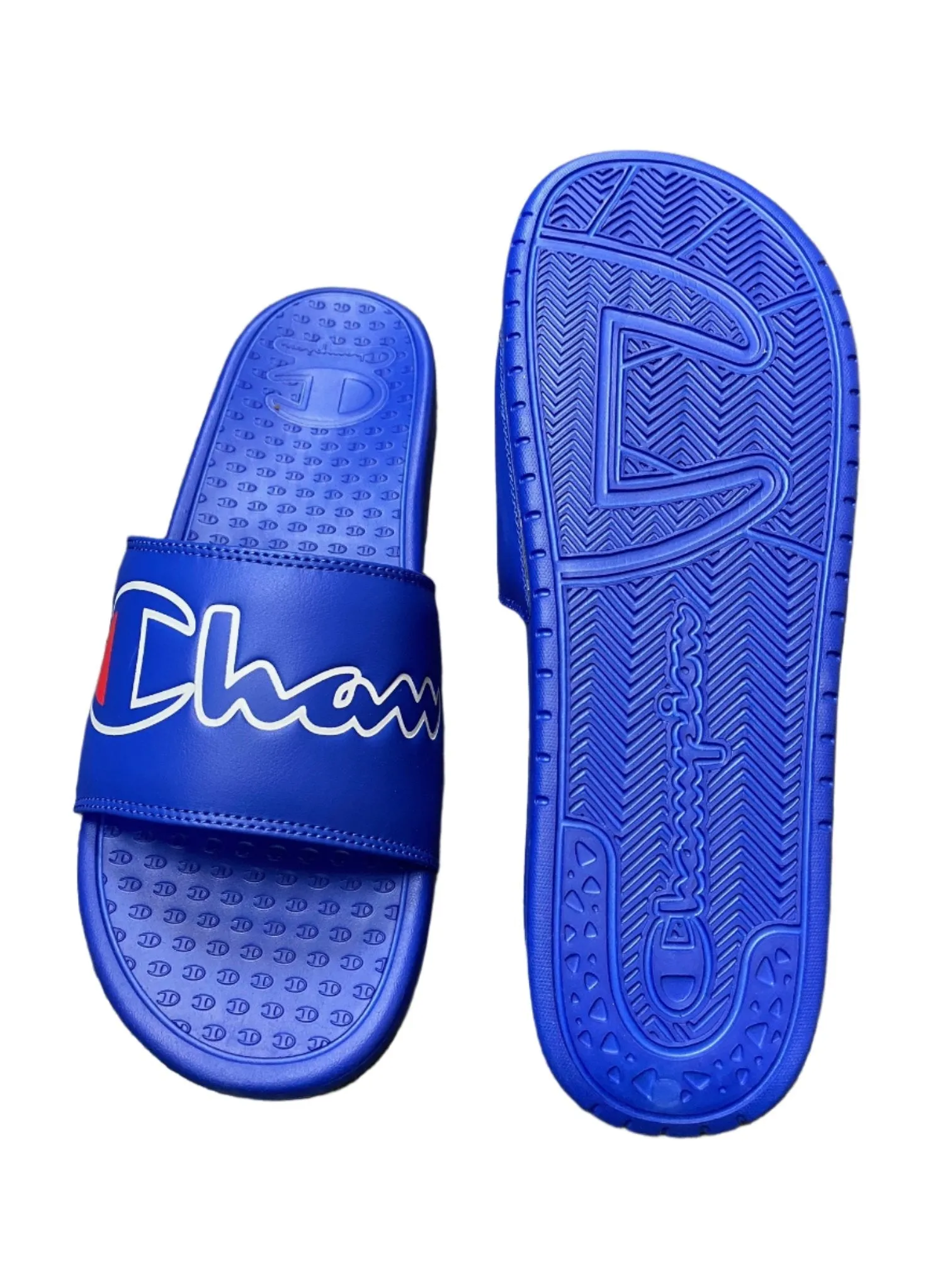 Champion Mens Super Slide Split Script - Royal