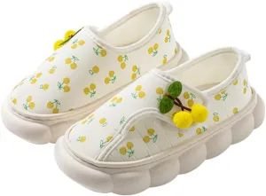Cherry Shoes Women with Hooks and Loops Design Hospital Slippers Labor and Delivery Pregnancy Postpartum Maternity Breathable Sandals Indoors Outdoors Cute Y2K Kawaii Gifts for Mom Mothers Ladies