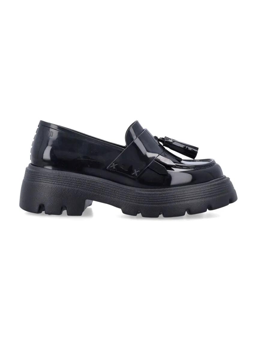 Chunky Platform Loafers With Glossy Finish
