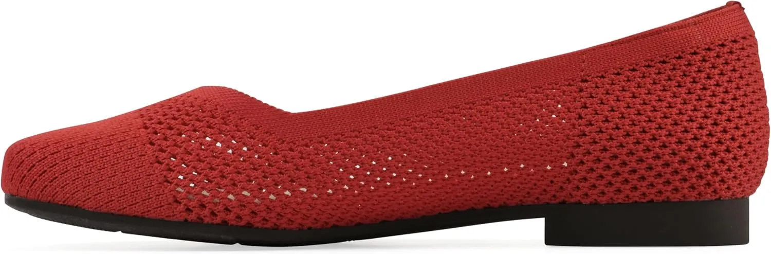 Cliffs by White Mountain Women's Beslee Knit Flat