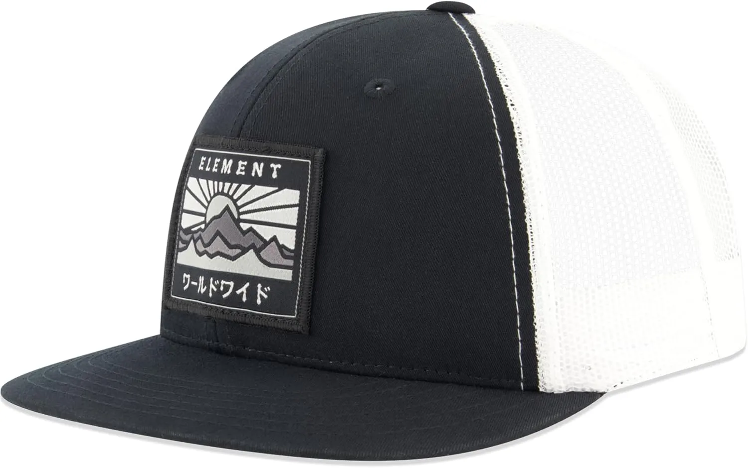 Concept One Element Trucker Hat, 6 Panel Adult Baseball Cap with Flat Brim