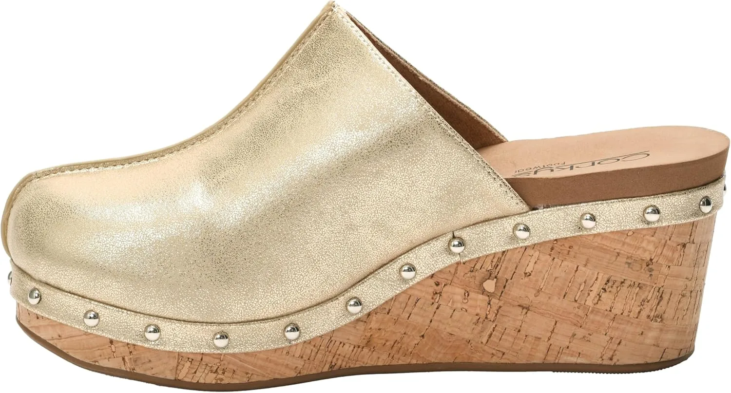 Corkys Footwear Women's Marley EVA Foam Platform Slip On 2.50 Inch Wedge Light Weight Cushioned Insole Sandals