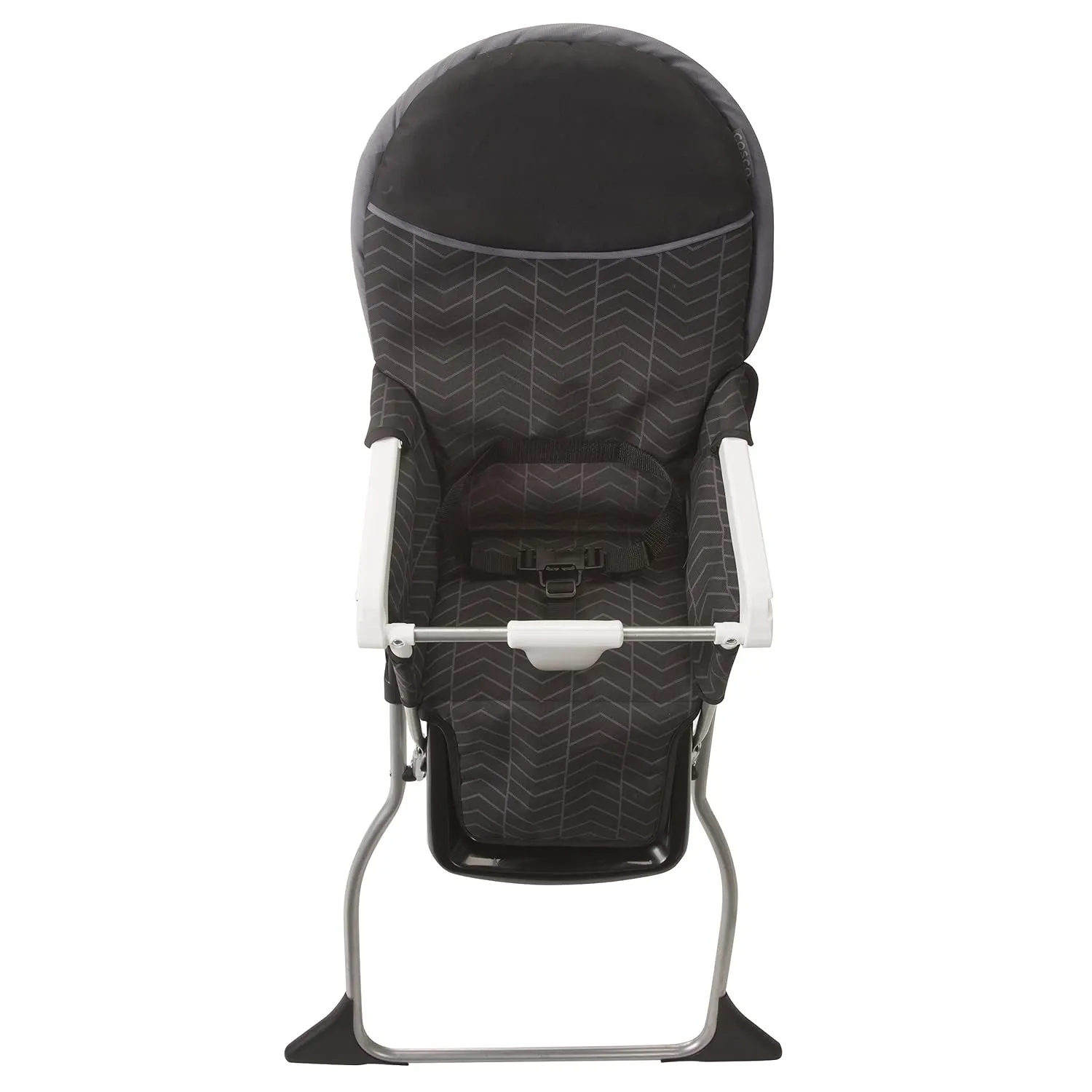 Cosco Kids Highchair for Baby, Simple Foldable High Chair, Convenient, Lightweight, and Compact Design, Black Arrows