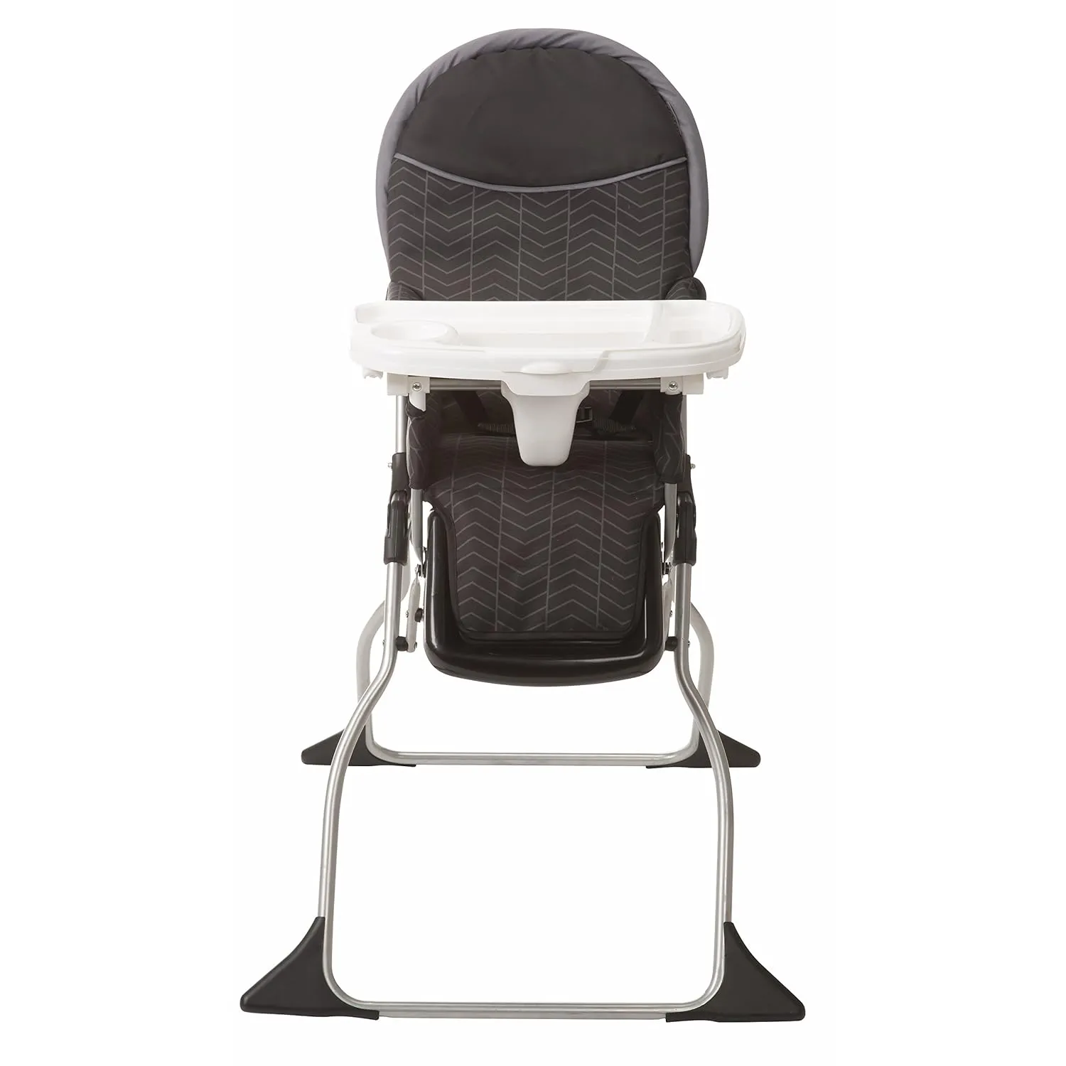 Cosco Kids Highchair for Baby, Simple Foldable High Chair, Convenient, Lightweight, and Compact Design, Black Arrows