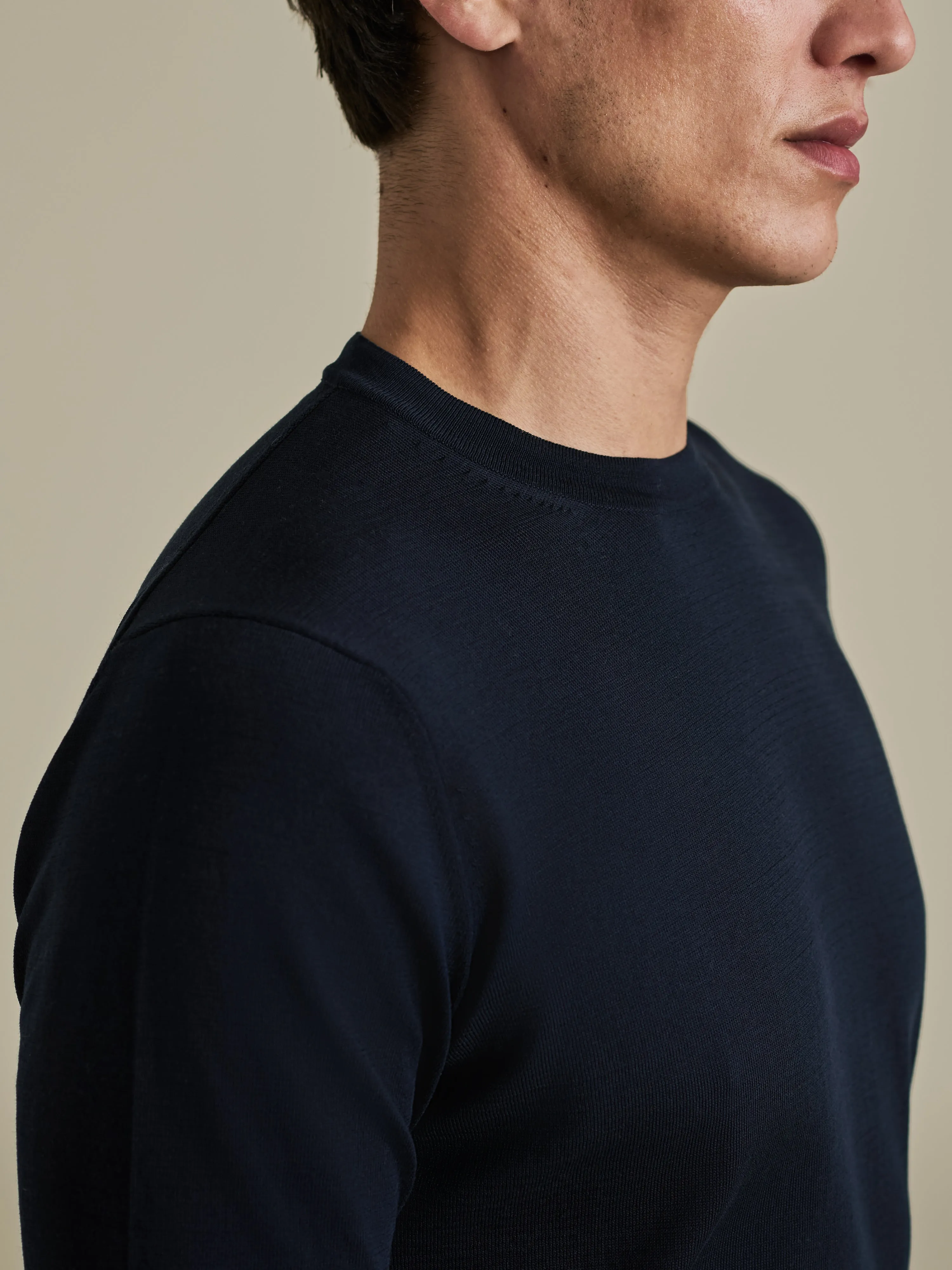 Crepe Cotton T-Shirt