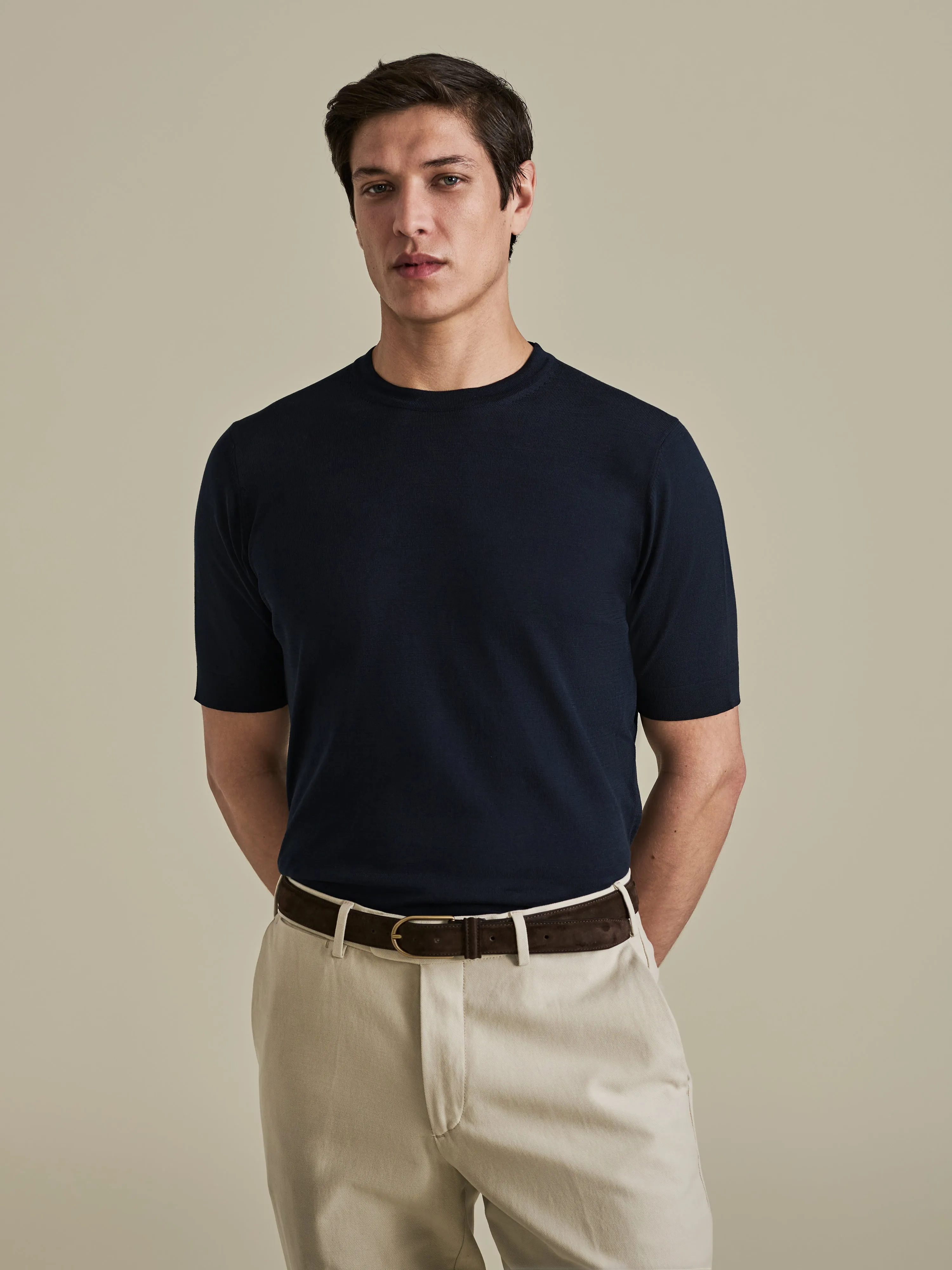 Crepe Cotton T-Shirt