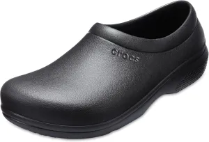 Crocs Unisex-Adult On The Clock Clogs, Slip Resistant Shoes
