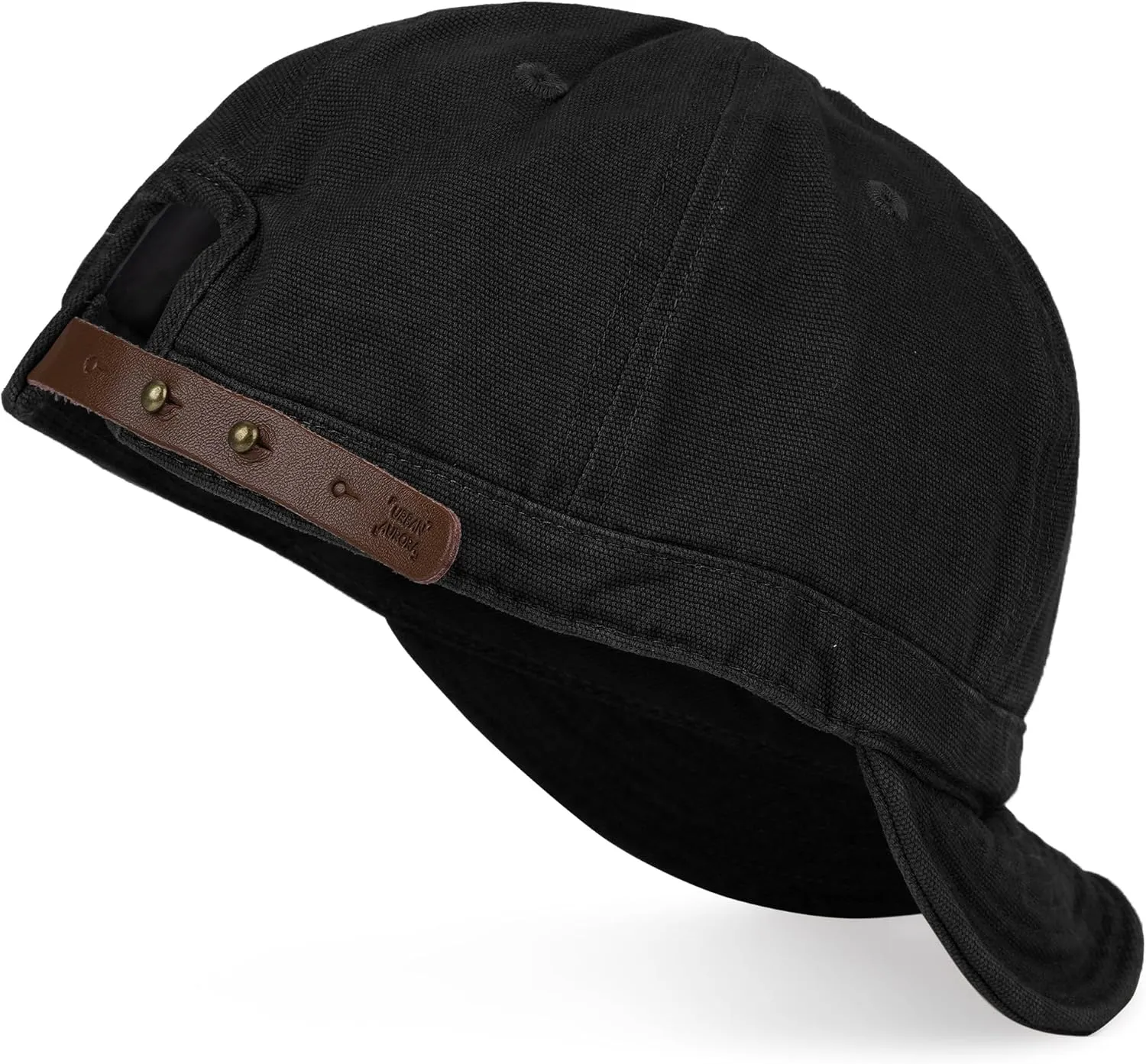 Croogo Cotton Trucker Hat Short Brim Mens Hat Low Profile Dad Hats Soft Short Brim Baseball Cap Flat Snapback Hats for Daily