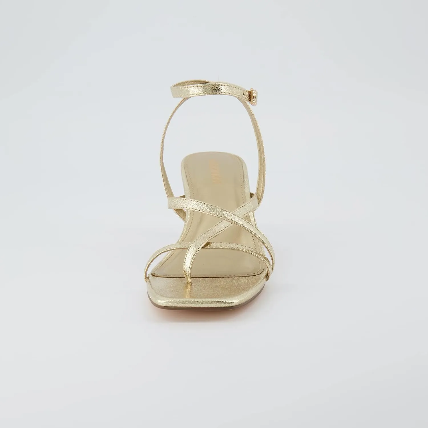 CUSHIONAIRE Women's Kitten heel sandal  Memory Foam and Wide Widths Available