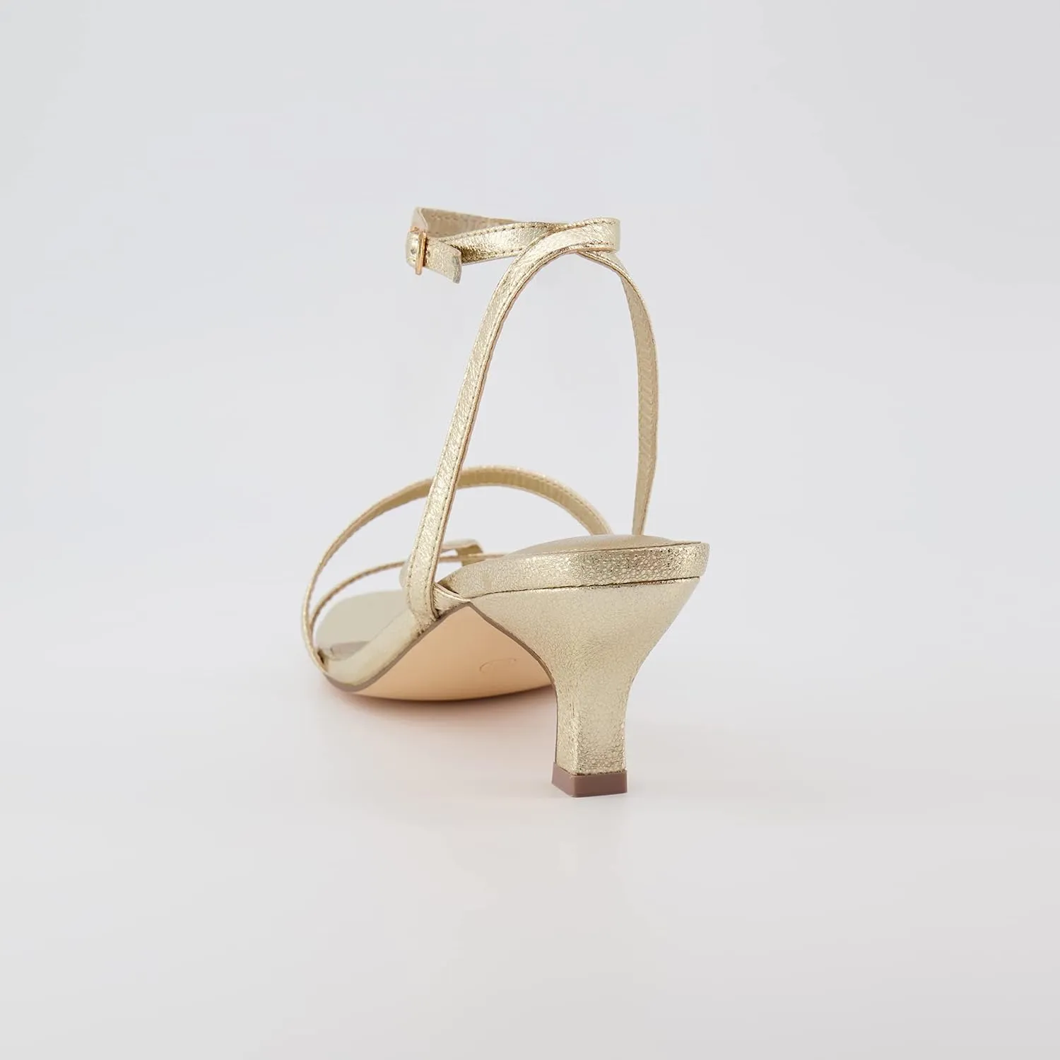 CUSHIONAIRE Women's Kitten heel sandal  Memory Foam and Wide Widths Available