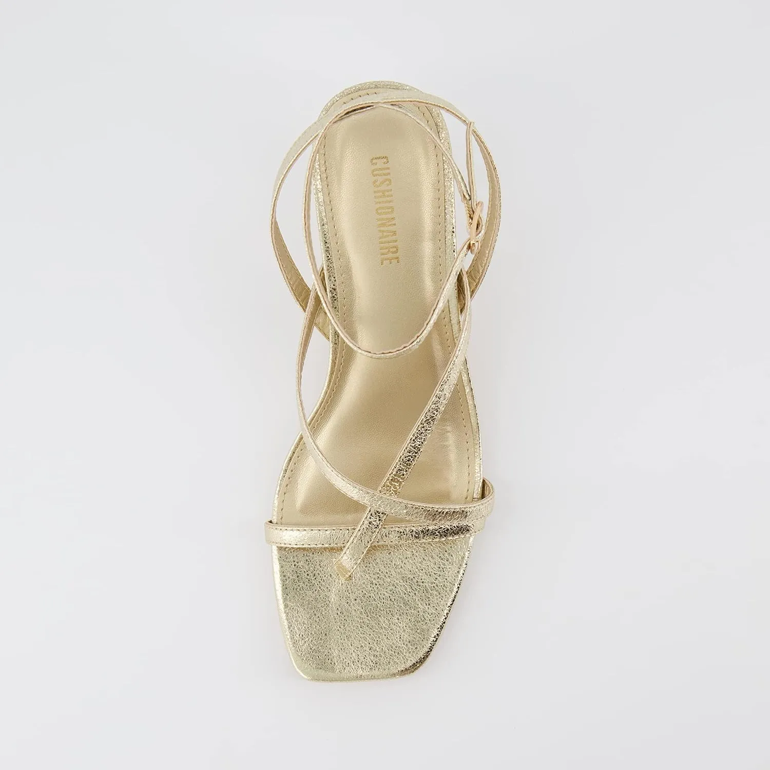 CUSHIONAIRE Women's Kitten heel sandal  Memory Foam and Wide Widths Available