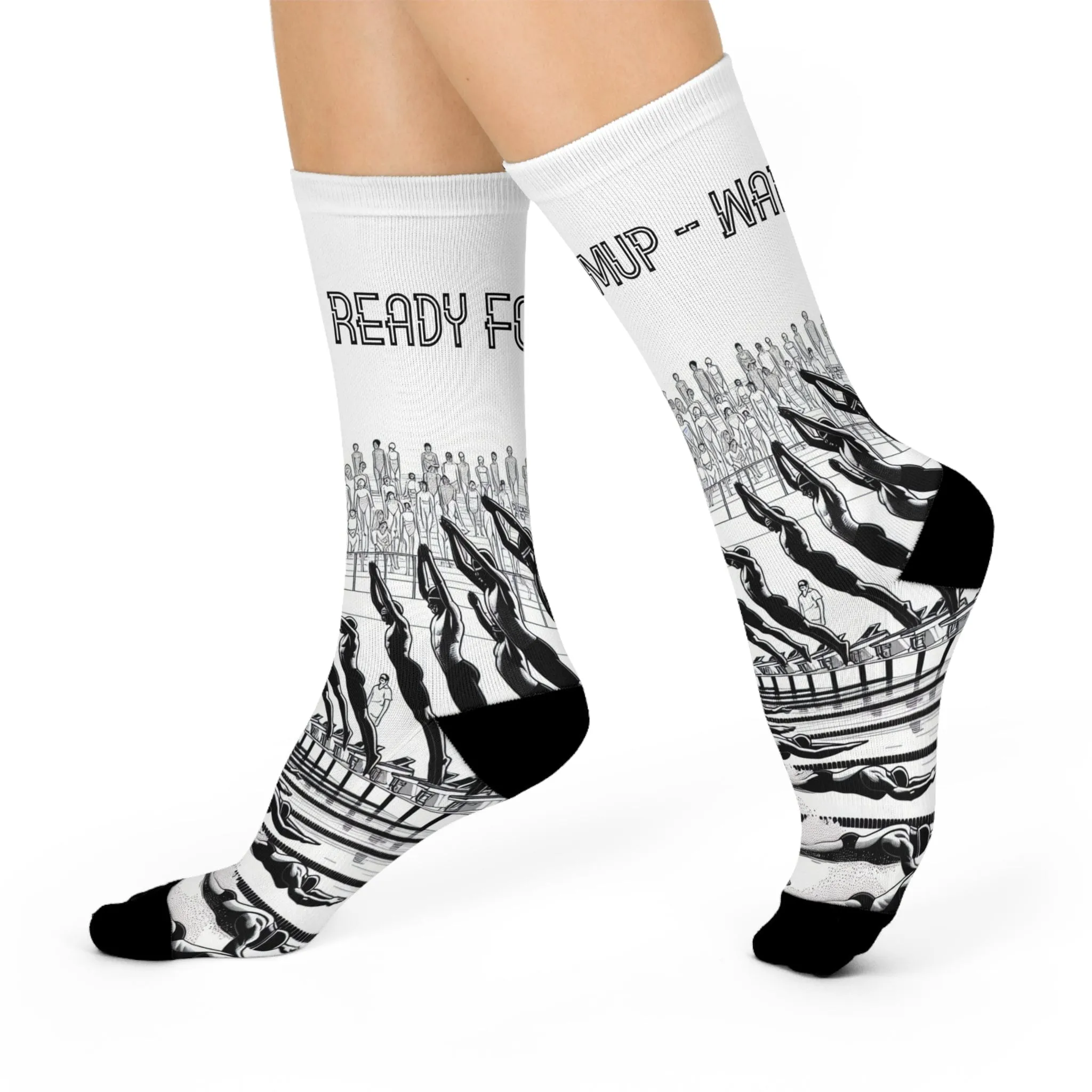 Cushioned Warmup Swimming Fans Socks