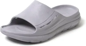 Dearfoams Men's Eva Lightweight Regrind Pillow Slide Sandal