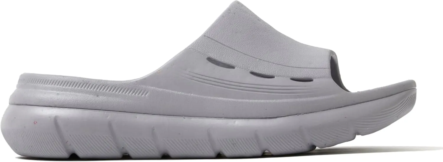 Dearfoams Men's Eva Lightweight Regrind Pillow Slide Sandal