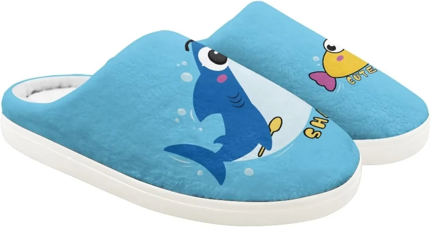 DISNIMO Boys Girls Toddler House Slippers,Kids Warm Slip On Home Slippers Cute Winter Nonslip Indoor Slippers
