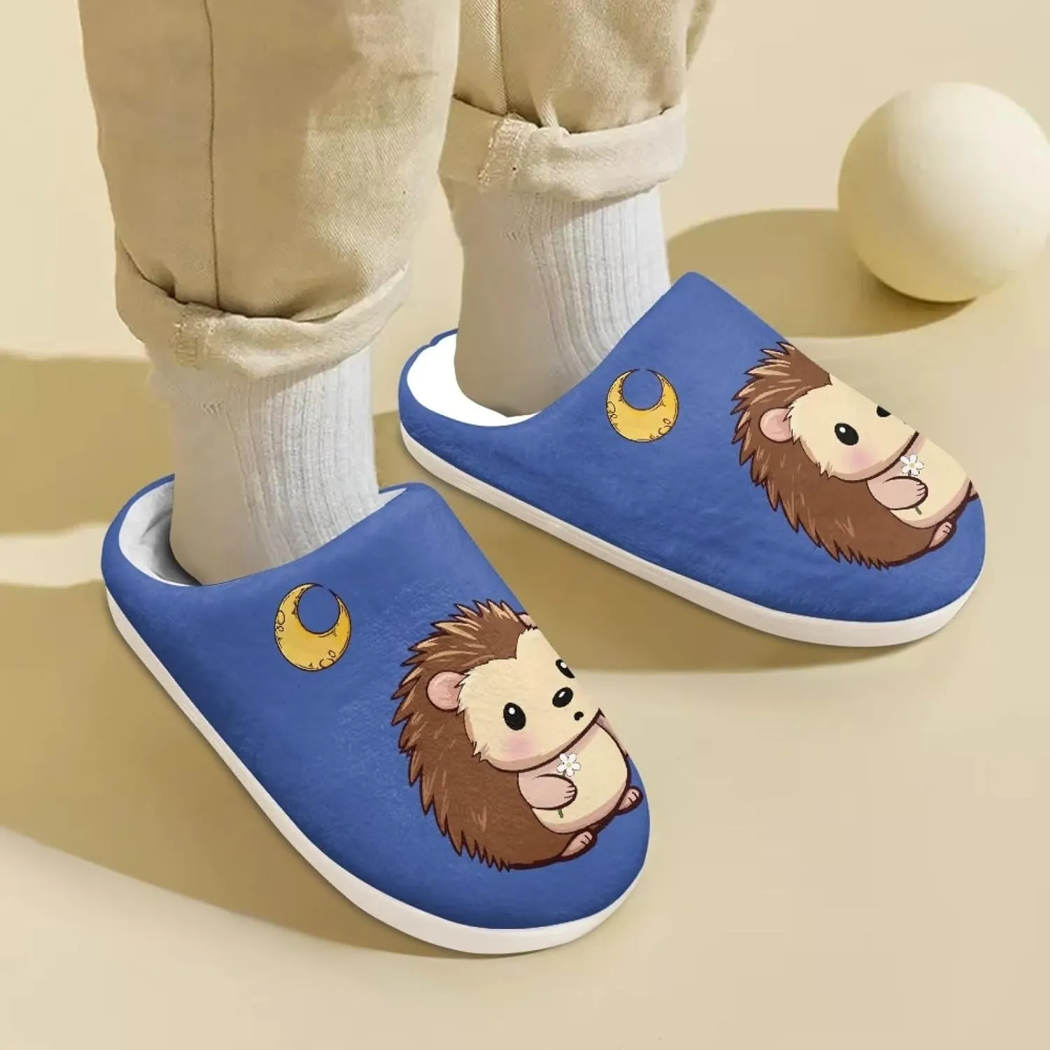 DISNIMO Kids Slippers Household Anti-Slip Indoor Home Bedroom Slippers for Girls and Boys 9-14.5