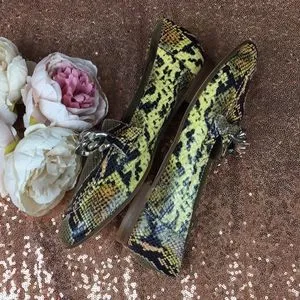 Donald Pliner Nolin Snake Print Leather Loafer 5.5