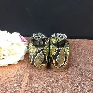 Donald Pliner Nolin Snake Print Leather Loafer 5.5