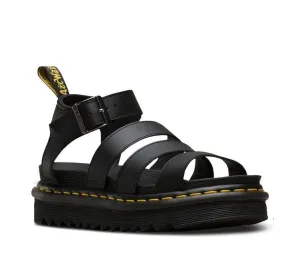 DR. MARTENS Blaire 3 Strap Sandal - Black Hydro