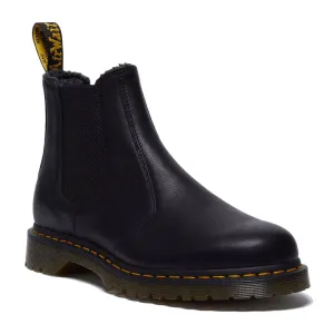 Dr. Martens Winterised 2976 WL Grizzly Leather Black Boots