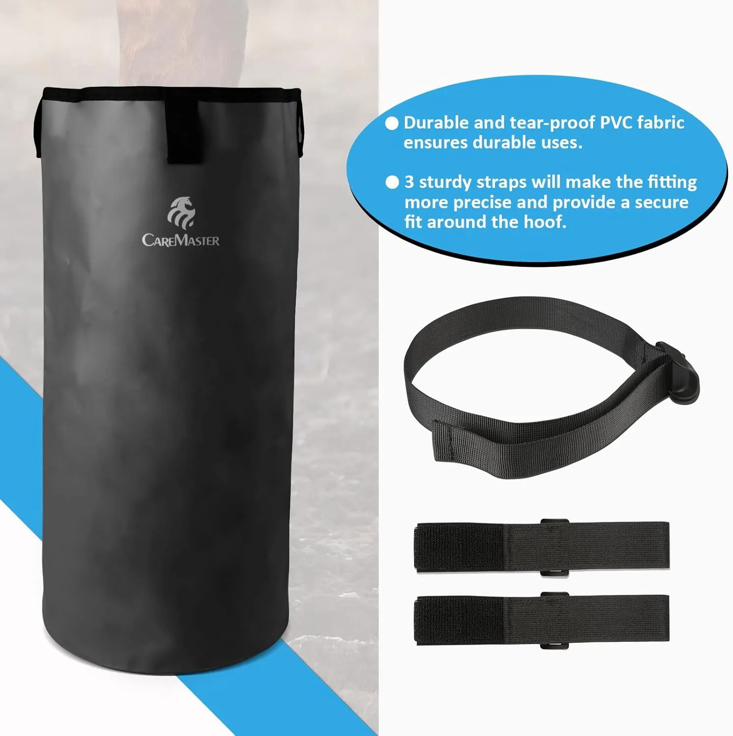 Easy Use Hoof Soaking Boot for Horse Soaker Bag Equine Soaking Boot Hooves Care Treatment Bucket Soaker Sack