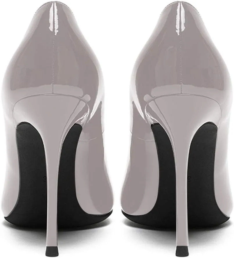 Eldof Womens Pointed Toe Pumps High Heel Stilettos Classic Slip On 4" Heels Wedding Party Office Pumps for Women