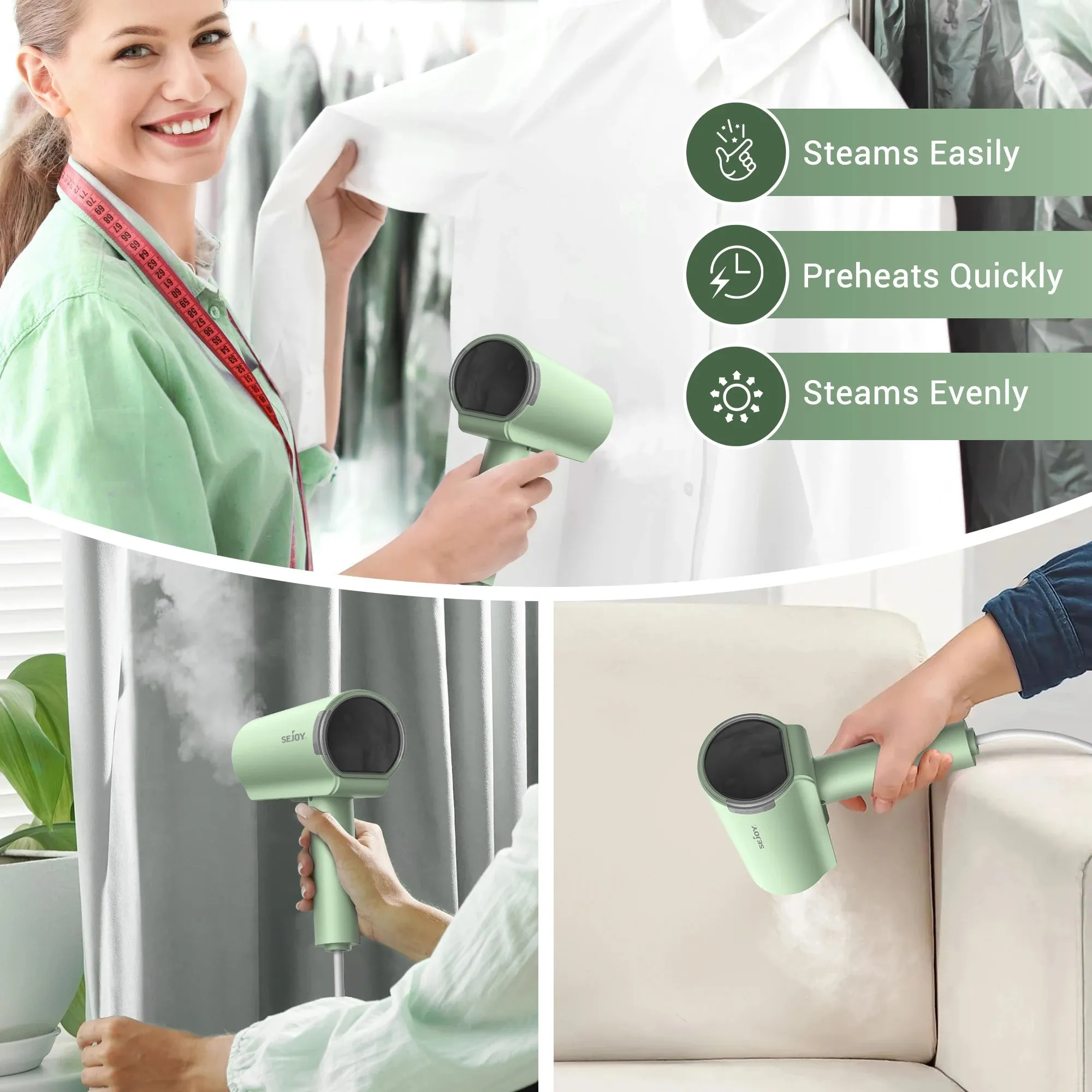 Electric Steam Cleaner Portable Foldable