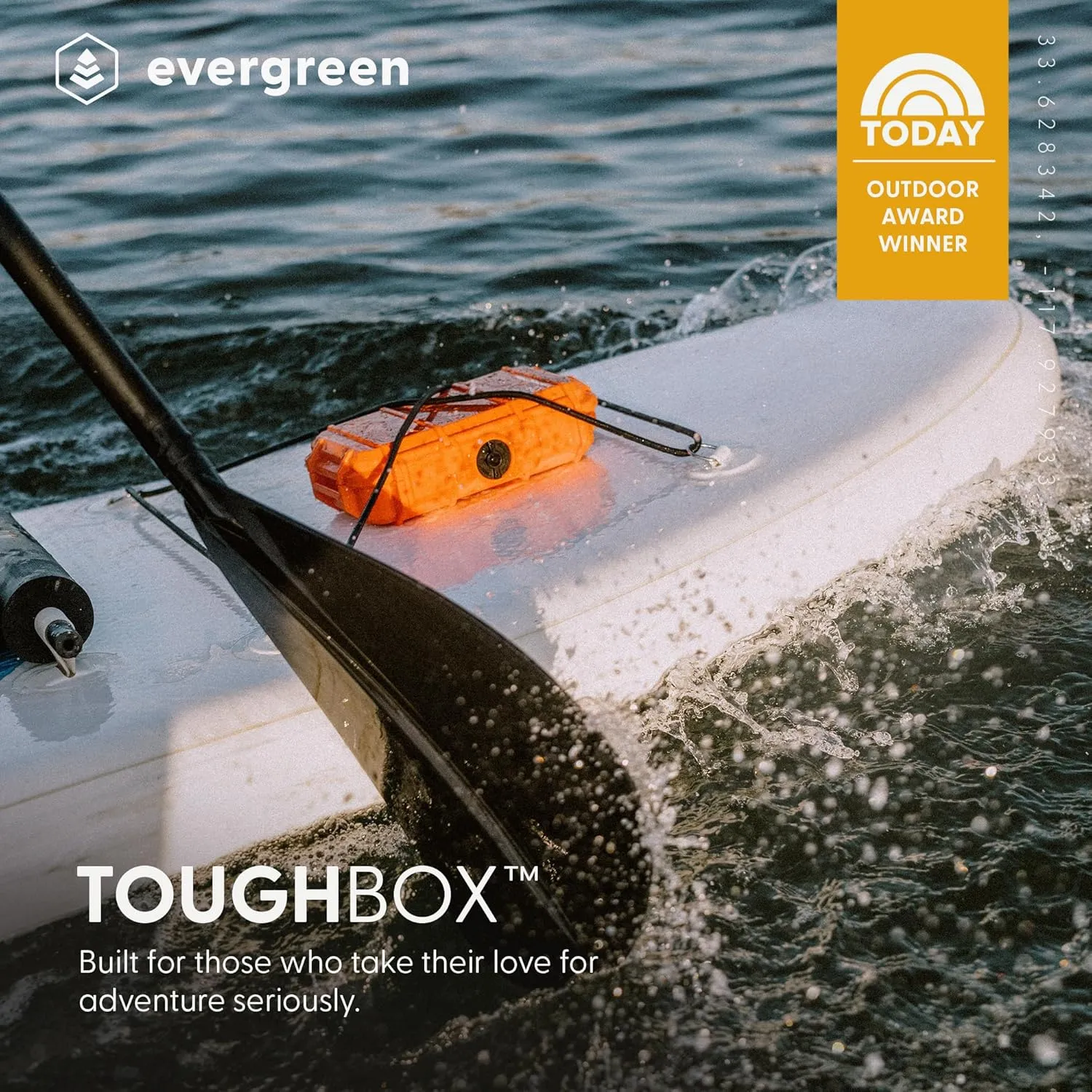 Evergreen X National Parks 56 EDC Dry Box Protective Case - National Parks Gift - for Phones, Camping, Travel, Adventure (Utah, Bryce Canyon, Arches, Zion, Orange)