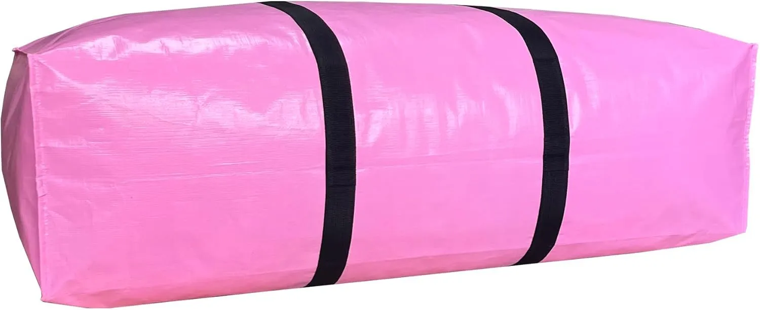 Extra Large Storage Bags, Jumbo Moving Tent Storage Bags, Waterproof Foldable Big Black XL Duffle Bag for Travel, 38x23x11inch - 1PACK