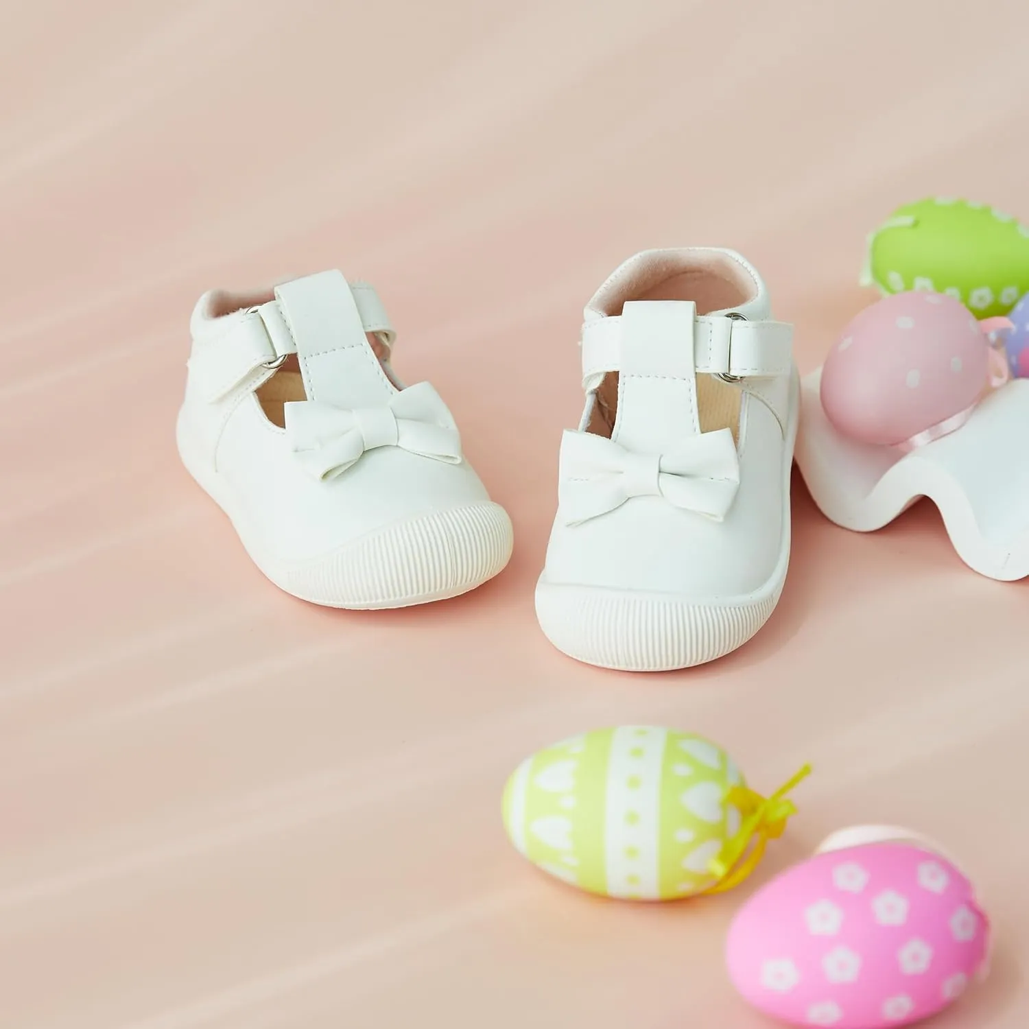Felix & Flora Soft Sole Baby Dress Shoes - Infant Baby Walking Shoes Moccasinss Rubber Sole Crib Shoes