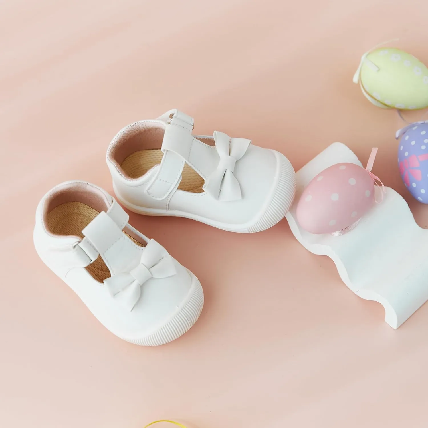 Felix & Flora Soft Sole Baby Dress Shoes - Infant Baby Walking Shoes Moccasinss Rubber Sole Crib Shoes