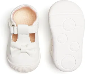 Felix & Flora Soft Sole Baby Dress Shoes - Infant Baby Walking Shoes Moccasinss Rubber Sole Crib Shoes