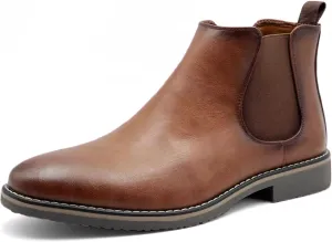 Finishing & Sewing Men's Chelsea Boots, Smart Casual Slip On Ankle Boots