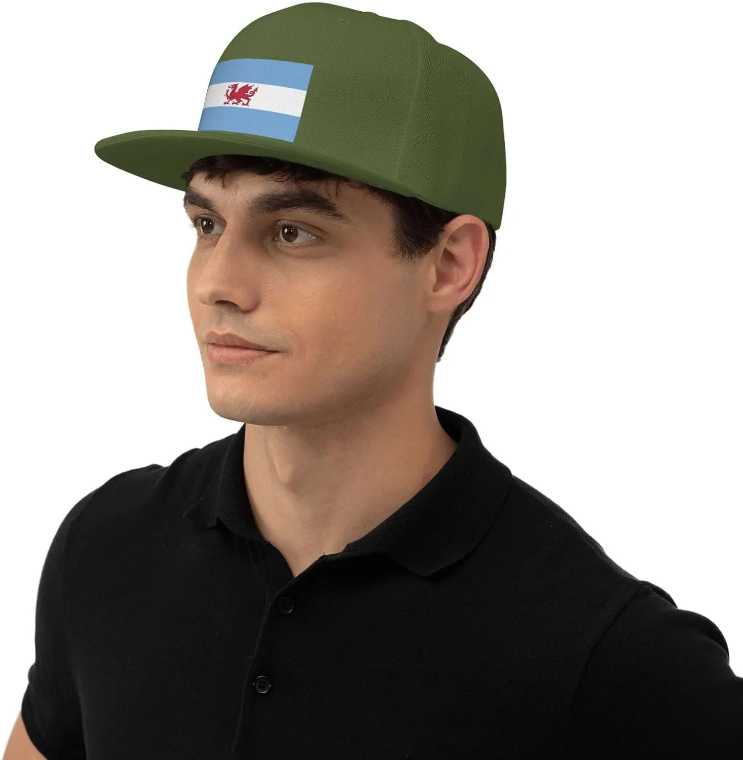 Flag of The Welsh Colony in Patagonia Baseball Cap for Men Women Snapback Hat Adjustable Flat Bill Hats