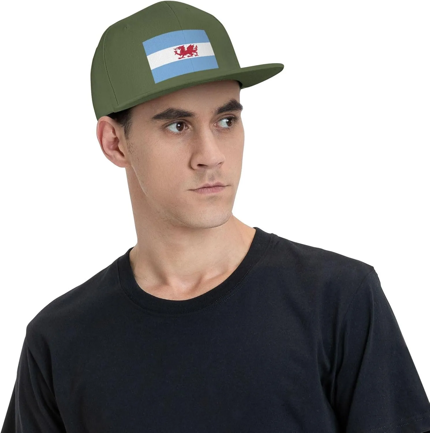 Flag of The Welsh Colony in Patagonia Baseball Cap for Men Women Snapback Hat Adjustable Flat Bill Hats