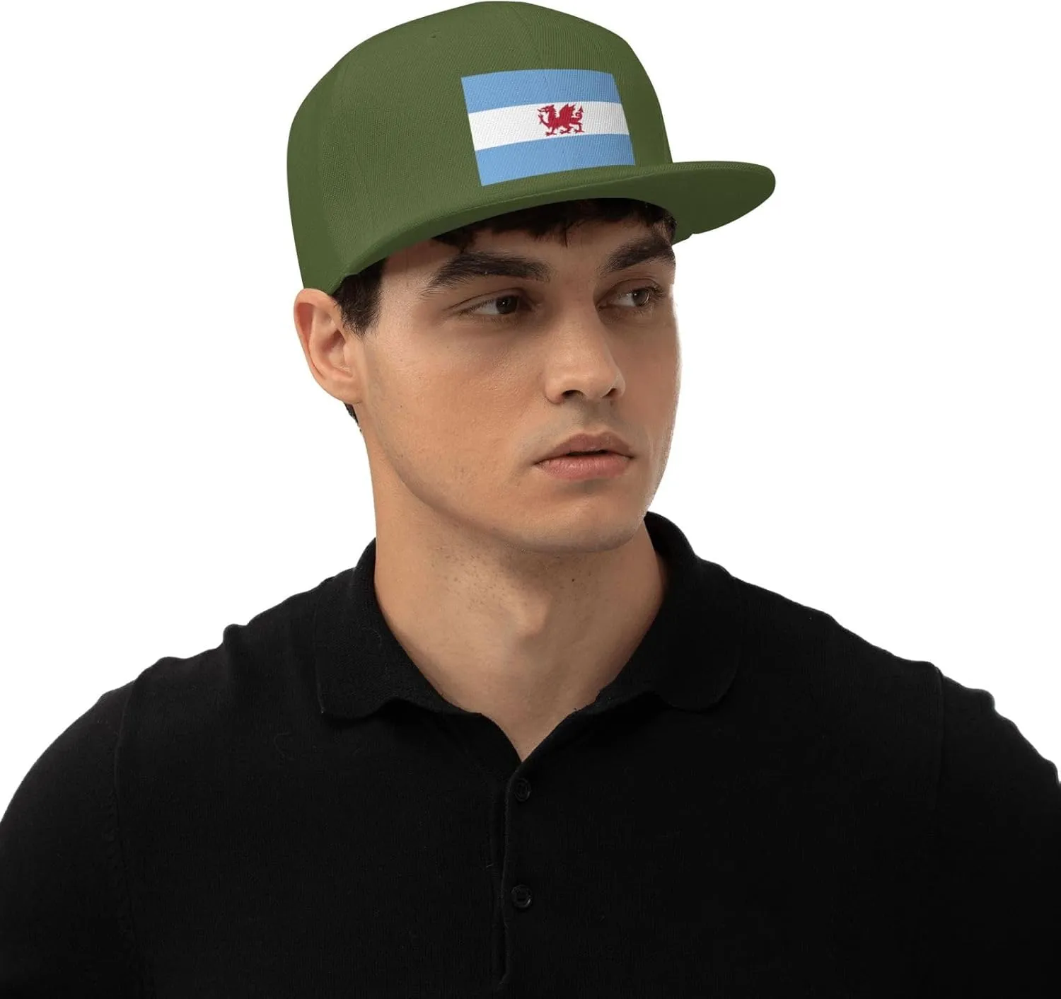 Flag of The Welsh Colony in Patagonia Baseball Cap for Men Women Snapback Hat Adjustable Flat Bill Hats