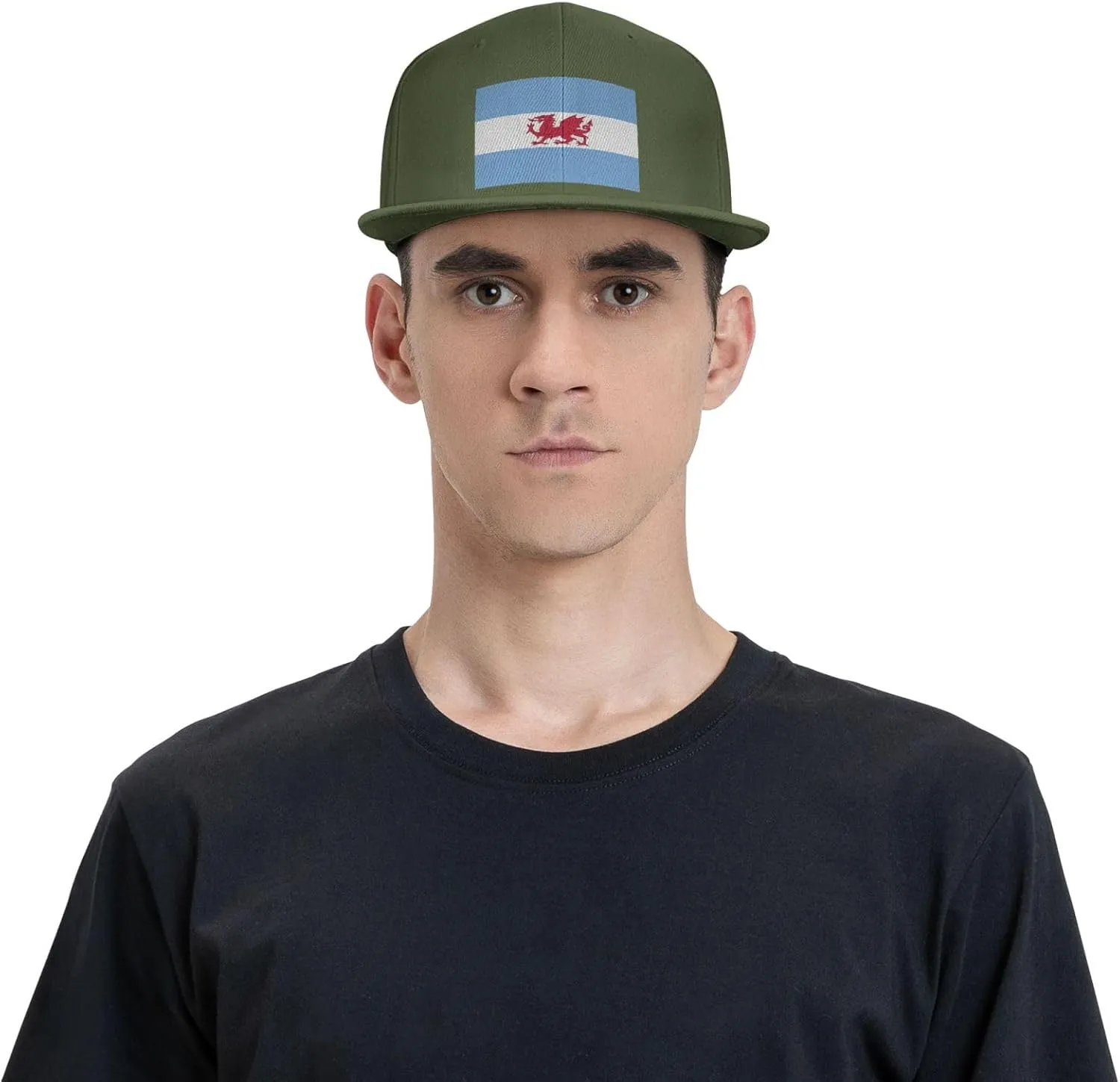 Flag of The Welsh Colony in Patagonia Baseball Cap for Men Women Snapback Hat Adjustable Flat Bill Hats